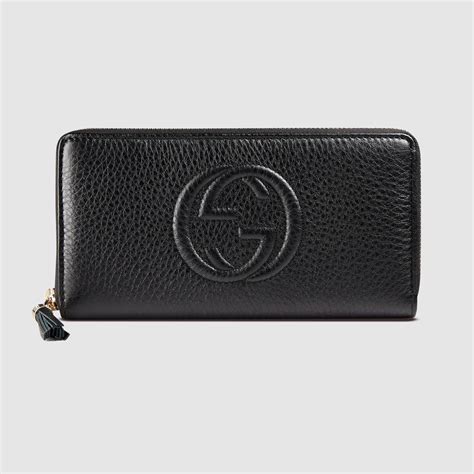 gucci zip around wallet|long zipper wallet woman.